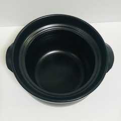 【新品・未使用】ご飯炊き土鍋3合 ガス火　遠赤外線の画像