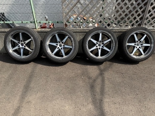 プラド150 エムズスピード　22インチ ホイールセット