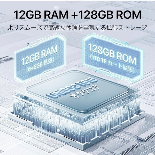 ② 新品未開封 UMIDIGI Note100 ブラック simフリーAndroidスマートフォン本体 Android14 6.8イン