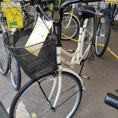 J9206　シティサイクル　FINI　ホワイト　26インチ　ダイ...