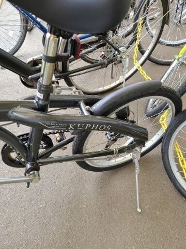 J9208折り畳み自転車KUPHOSブラック20インチ6段変速☆店頭にて J9208折り畳み自転車KUPHOSブラック20インチ6段変速☆店頭にて