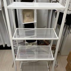 IKEA レールベリ　シェルフ　スチールラック