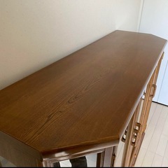美品 店舗　コレクションサイドボード キャビネット アンティーク家具 洋風の画像