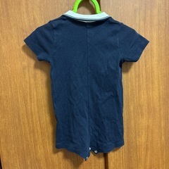 【プチバトー】使用回数5回程　かぶり半袖ロンパースの画像