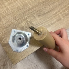 引き出し付きローテーブルの画像