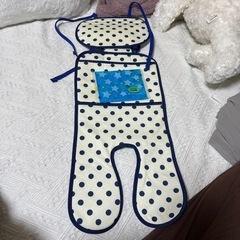 水玉模様 チャイルドシート、ベビーカーカバー