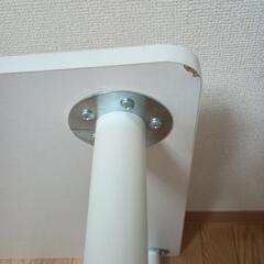ニトリ　ローテーブル　白の画像
