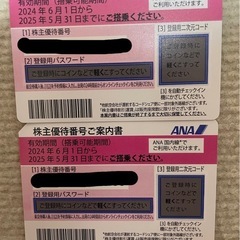 ANA株主優待券