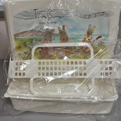 新品 BUNNY FAMILY 大型2段式弁当箱の画像