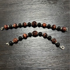 レッドタイガーアイペア数珠の画像