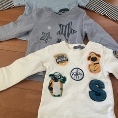 80、90サイズトップス(テータテート、フタフタ、H&M)の画像