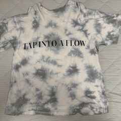 JEANASiS（ ジーナシス）タイダイ柄ロゴTシャツ フリーサイズ 綿100%の画像