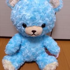 新品　ローズくまちゃん　ぬいぐるみ　ブルー