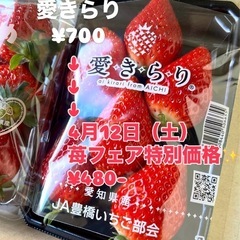 極甘人気No. 1🍓愛きらり苺フェア特別価格開催決定しました✨