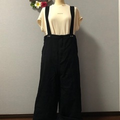 デニム　サロペット
