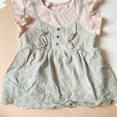 フリル付き刺繍チュニック 130サイズ