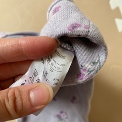 花柄ズボン120cm 薄紫色の画像
