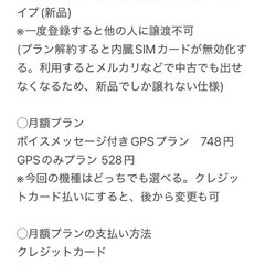 【手渡しのみ】みてね見守りGPSトーク【未使用】の画像