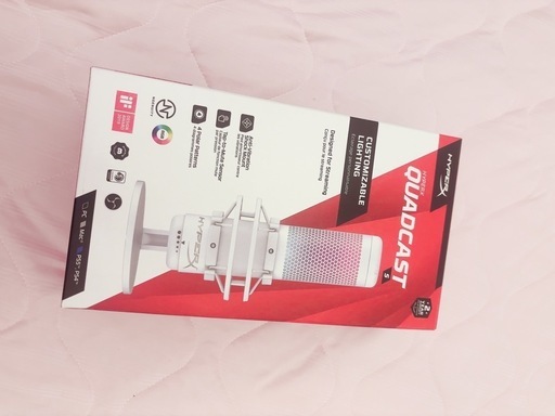 HyperX QuadCast S マイク ホワイト 【定価21.300】