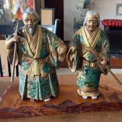 鋳造品　高砂人形