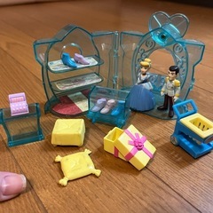 終了》2組ｾｯﾄ🏰ディズニーちびキャラタウン👡魔法の国の大きな