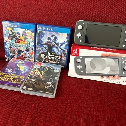 Switch right ポケモンバイオレット+モンハンライズ+おまけ