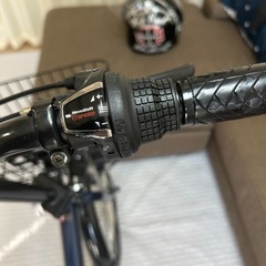 中古６段変速２０インチ折り畳み自転の画像