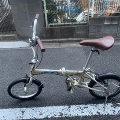 折りたたみ自転車　書類あり　防犯登録解除済み