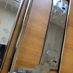 トヨタ純正　ナンバーフレーム　デラックス　2枚の画像