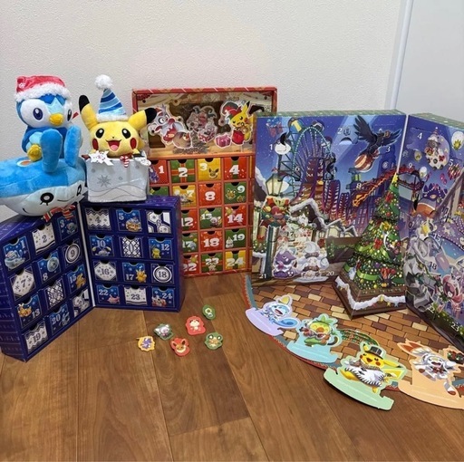 ポケモンセンター　クリスマス　アドベントカレンダー　ぬいぐるみ