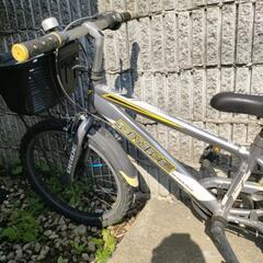 (難あり)20インチ子供自転車クロスバイク鍵付き