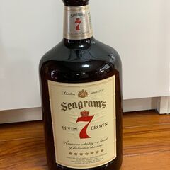 シーグラムズ　セブンクラウン　1.75l　当時物　レア  　ウィスキー