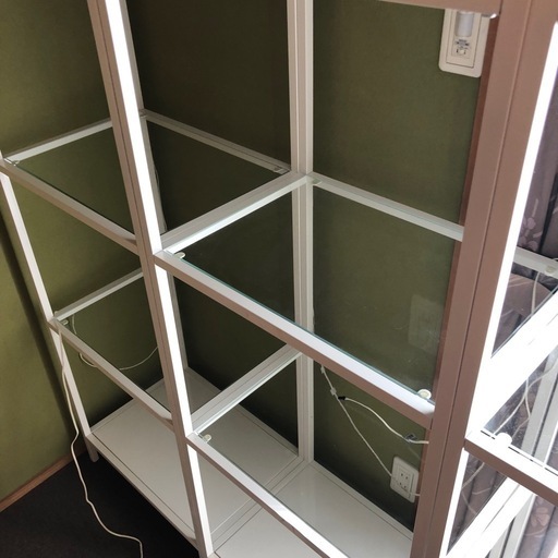 IKEA ガラス棚シェルフ ⭐︎オシャレ 北欧 インテリア (めいはな IKEA ガラス棚シェルフ ⭐︎オシャレ 北欧 インテリア (めいはな