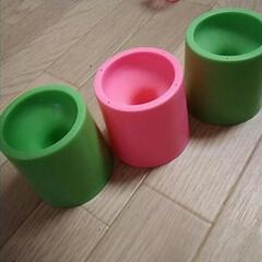 雛 給餌 容器 シリンジ用 ピンク