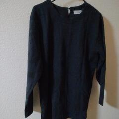 洋服　長袖　春・秋物　ユニセックス　黒色の画像