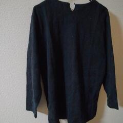 洋服　長袖　春・秋物　ユニセックス　黒色の画像