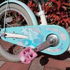 こども 自転車 １８インチ アリエル コマありの画像