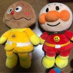 アンパンマンと仲間たちぬいぐるみ6体の画像