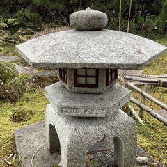  古代雪見灯籠二尺　灯篭　とうろうの画像