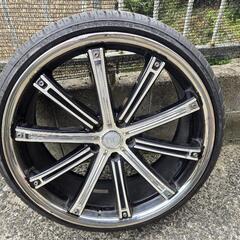 最終値下げ　22インチタイヤホイールセット　1.2本目の画像