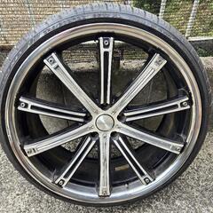 最終値下げ　22インチタイヤホイールセット　1.2本目の画像