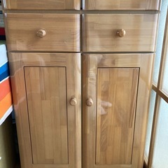 【予定者決まりました】【あげます】【スッキリ収納】食器棚の画像