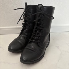 18cm 19cm 女の子　編み上げブーツ　レースアップブーツ　...