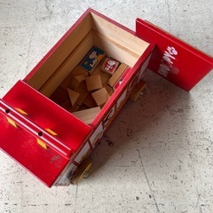 積み木&乗れるバスの画像