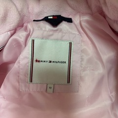 値下げしました。Tommy ピンク色の上着　92センチの画像