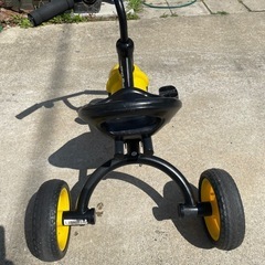 三輪車　黄色の画像