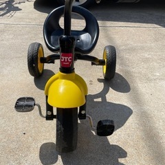 三輪車　黄色の画像