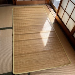 竹のラグ　ゴザ