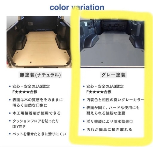 ハイエース スーパーGL 標準 フロアパネル
