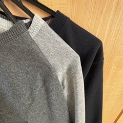 【美品】長袖クルーネックシャツ３点セット※値下げ